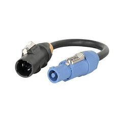 DAP Powercon Blue to TRUE1 Socket Adaptor Convertor Cable 0.25m