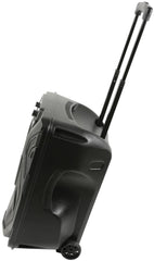 qtx Busker-12 PA + 2 x VHF mics + USB/SD/FM/BT