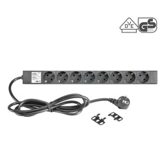 Adam Hall 87471 Multiprise secteur 19" 1U avec 8 prises