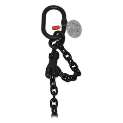 Chaîne STAC noire ELLER de qualité BLP, 8 mm, WLL 2,5T, 1,5 m