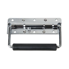 DAP Kleiner Griff, silberfarbenes Metall, polierte Flightcase-Hardware, 120 mm x 82 mm