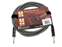 Câble d'instrument Dimavery, 3M, Bk/Sil