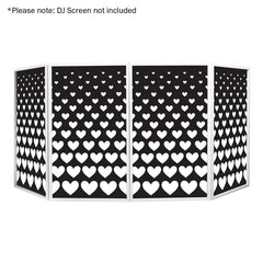 Equinox DJ Screen Heart Design Lycra (4 Pack)