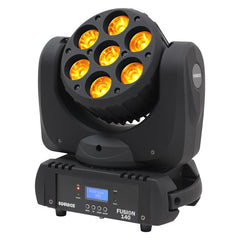 4x Equinox Fusion 140 Moving Head Wash 7 x 18W RGBWAUV