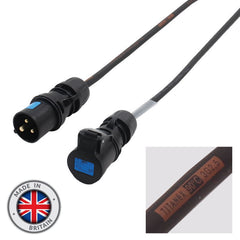 eLumen8 0.5m 2.5mm 16A Male - 16A Female Cable