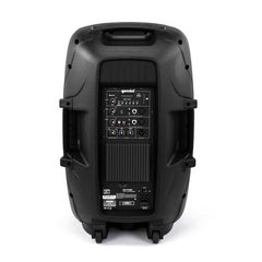 Gemini AS-2115BT-PK 2000W 15” Active Bluetooth PA Speaker System with Stand, Mic