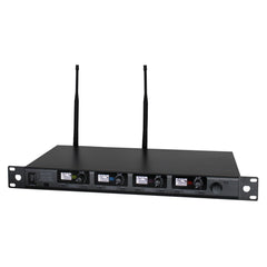 W Audio DQM 600H Quad Radio Microphone Handheld Wireless Mic System CH38