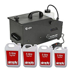 Machine à brouillard de bas niveau QTX 400w inc. Liquide 20L