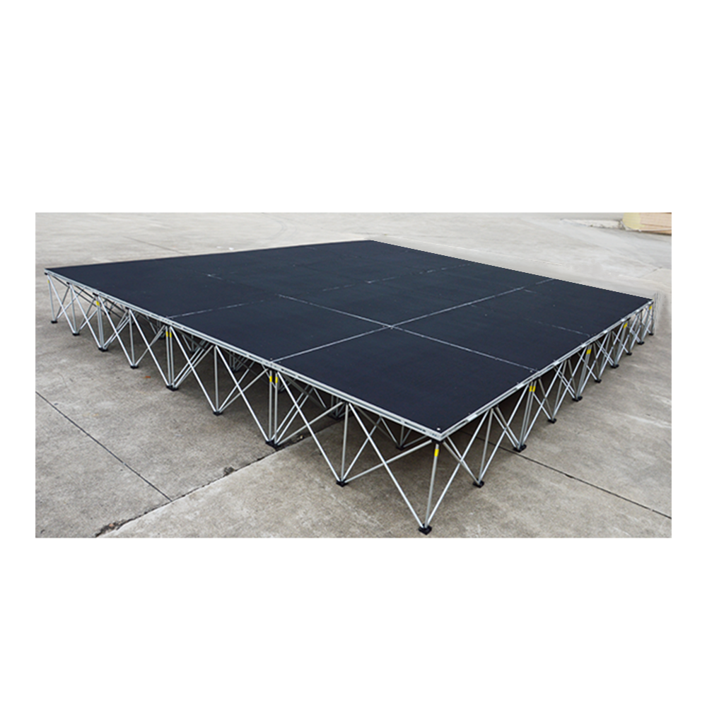 6 Inch Stage Riser Simply Sound 6m x 6m Stage Deck Riser Staging & 40cm Height Legs Stage ...