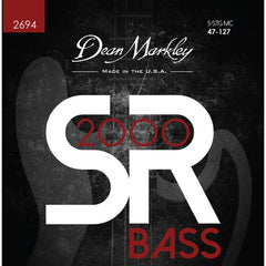Dean Markley Sr2000 Bass Guitar Strings  Medium Custom 5str 47-127