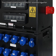 Boîtier de distribution PCE MERZ 32A 3PH vers 12x 16A RCBO