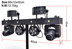 Thor LED Moving Head FX Bar Strobe Laser Par DJ Effect Lighting System inc tripod & bag