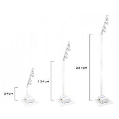 Briteq BTI-AKKUPOLE White Outdoor Battery LED Lighting Pole Wireless DMX