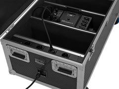 Roadinger Flightcase 4x AKKU Multiflood IP 18x10W RGBW Wash CRMX with Charging Function