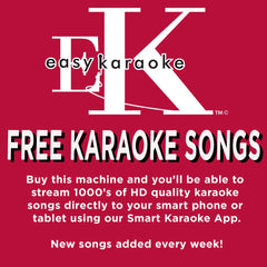 Easy Karaoke EKS780-BT Bluetooth Karaoke Machine