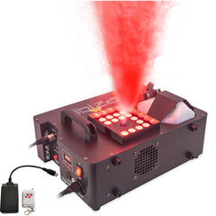 Ibiza Light  ERUPTION-1500 DMX Vertical Fog Machine 1500W RGB LED CO2 Type Effect