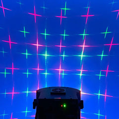 2x Kam Derby 8 LED Laser Light Inc. Free DMX Lead