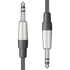 Chord 3M Stereo Jack - Jack Lead TRS 1/4"