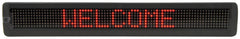 QTX 7 x 80 Red LED Moving message display MKII