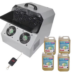 Thor Big Bubble Machine inc wireless remote + 20L Bubble Fluid