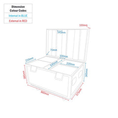 elumen8 Quad 1RE Beam Flight Case Moving Head Flightcase