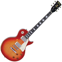 Vintage V100 Icon - Distressed Cherry Sunburst