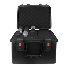 eLumen8 Rock Box Mikrofonkoffer Flightcase ABS Touring Band DJ Wasserdicht Heavy Duty