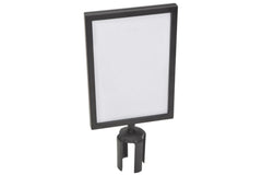 citronic A4 Portrait Sign Holder Black Finish