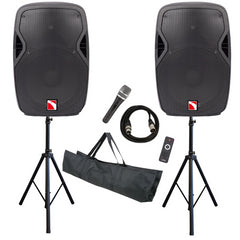 Intimidation Power Pack 15 Active PA Bluetooth Sound System 3000W B Stock