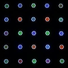 Equinox Eclipse Slim Profile Par Halo Ring 7x 8W RGBW LED