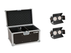 EUROLITE Set 2x LED CBB-2 WW/CW Fairlight + Mallette