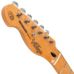 Vintage V52 Left Handed Electric Guitar - Butterscotch