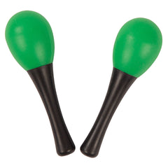 Pp Early Years Plastic Maracas - Black/green
