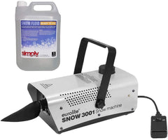 Eurolite Snow 3001 Leistungsstarke Mini-Schneemaschine inkl. 5 l Flüssigkeit