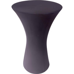 Ibiza Light Lycra Schwarz 0,8 m für Poseur Table Event runder Bartisch