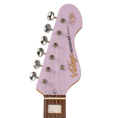 Vintage V65 Hardtail Electric Guitar - Satin Purple