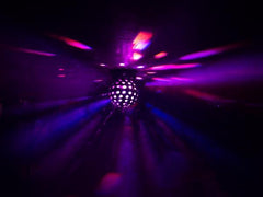 HQ Power LED Disco Ball RGBWAUV LED Mirrorball Type Effect Starburst *B-Stock