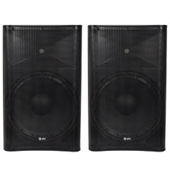 2x QTX QUEST-15A Active PA Speaker 15" Bluetooth USB 1760W
