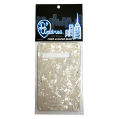 D'andrea Strat Back Plate - Vintage Pearl