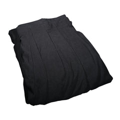 LEDJ 3 x 1.2m Black Pleated Pipe and Drape Curtain