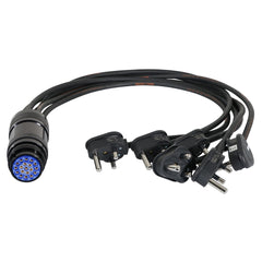 eLumen8 15A Male - Socapex 19-Pin Female 1.5mm Fan-In Cable