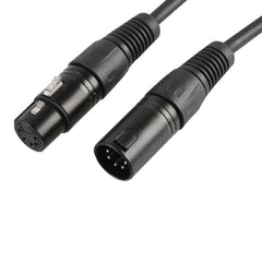 Pulse 30 m DMX-Kabel, 5-polig, XLR, hochwertig, inkl. Klettverschluss, 5-polig