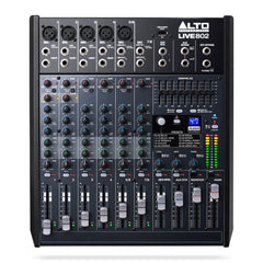Alto Live 802 Mixer & Flight Case Bundle