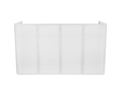 OMNITRONIC Spare Cover for Large Mobile DJ Stand white scrim lycra