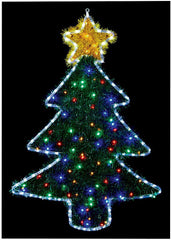 Christmas Tree Tinsel Light - 1m x 70cm