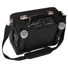 Ibiza PORT85UHF-BT PORTABLE PA SYSTEM USB MP3/SD 2x UHF MIC & BLUETOOTH