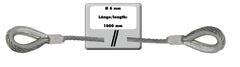 Eurolite Steel Rope 1000X6Mm Silver With Thimble