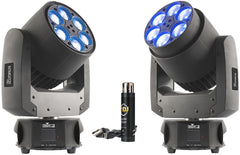 Chauvet Intimidator Trio LED Moving Head Beam Wash Effect 6-LED RGBW Package