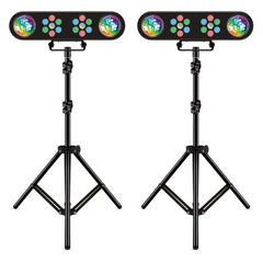 2x Thor LED Derby FX Lite Partybar DJ LED-Beleuchtungssystem inkl. Ständer und Fernbedienung