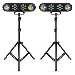 2x Thor LED Derby FX Lite Partybar DJ LED Lighting System inc Stand & Remote